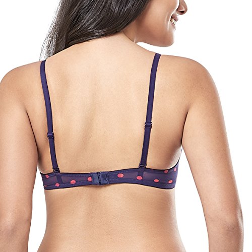 Image of Amante Every de Red Printed Underwired Lightly Padded Everyday Bra