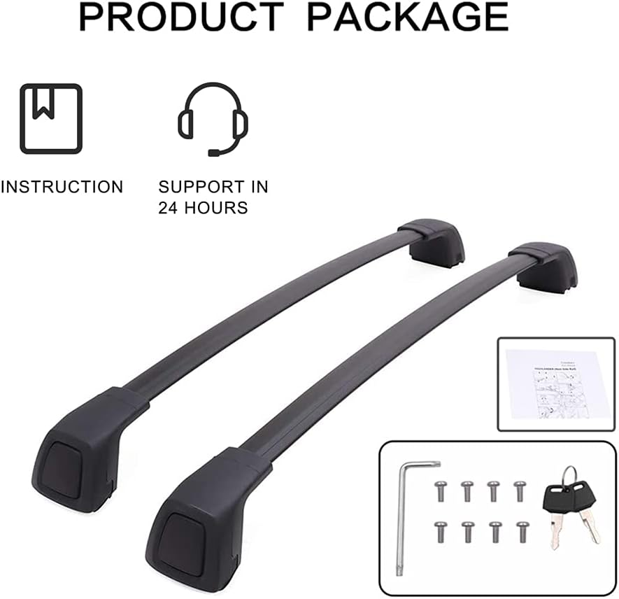 Snailfly Upgraded Roof Rack Cross Bars Fit for Volvo XC40 2018-2025 Lockable Quiet Crossbars Cargo Accessories