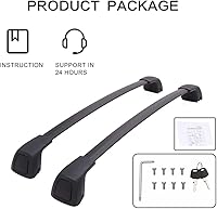 Vista 8 de Snailfly Barras Transversales de Techo Actualizadas Compatibles con Volvo XC40 2018-2025, Barras Cruzadas Cerrables para Equipaje, Accesorios