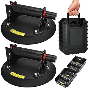 Ventosa Elettrica Per Piastrelle E Vetro Con Display LCD – Portata Max 260 Kg, Ricaricabile USB-C, Impugnatura Ergonomica