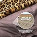 I3DIDEA Fluffy Car Seat Cover, Plush Fuzzy Fur Seat Protector for Winter, Universal Soft Sheepskin Car Seat Cushion for Women Girls Interior Accessories (Leopard)