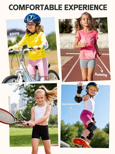 Save 14% on KIDDORY Girls Bike Shorts 6 Pack – Soft & Stretchy - Image 6
