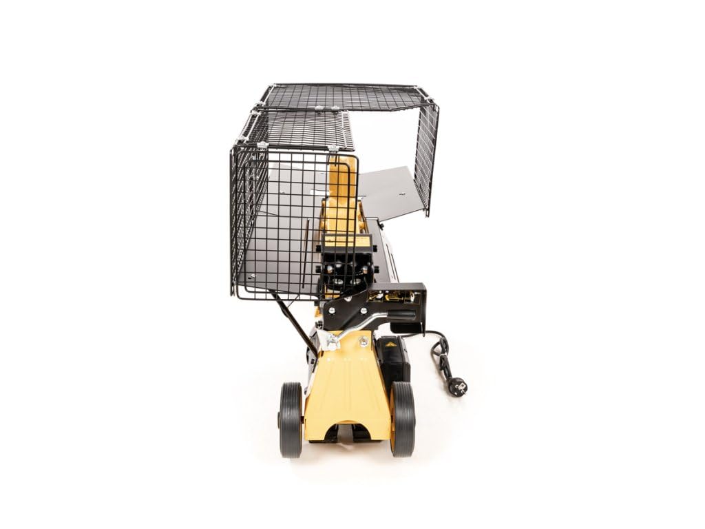Hahn & Sohn Cedrus LS02H Cortador de leña eléctrico - 7T de fuerza de división, hasta 52 cm de longitud de madera, motor de 2200W - Compacto y seguro, cortador de leña para el hogar y el jardín, leña