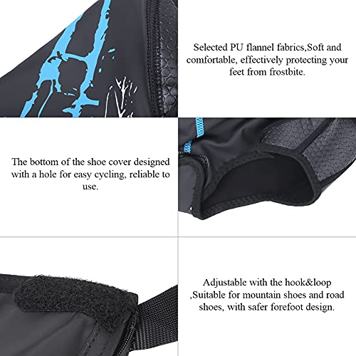 Cubiertas impermeables para calzado de ciclismo al aire libre, color azul, talla XL (EUR 45-47), para hombre miniatura 3