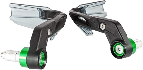 Miniatura 6 de Protector de palanca universal para motocicleta Freno y embrague Maneta de protección Guardias de mano para manillar de 0.866 in 7/8 "(verde)