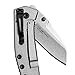 Kershaw Barge Pocket Knife (1945); 2.6-In. Stonewashed Stainless Steel Blade; Glass-Filled Nylon Handle Features Steel Back, Sturdy Frame Lock, Built-In Pry Bar and Screwdriver; Manual Opening; 5.4 OZ,Black