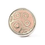  Noosa petite Chunk DZI 21 EYED white silver metal