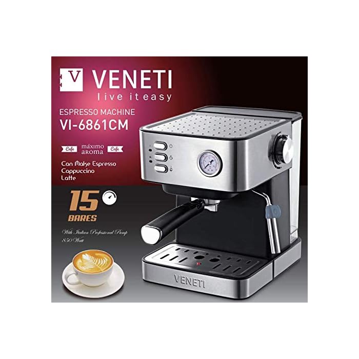 Buy Coffee Machine 850 watt Espresso and Cappuccino Coffee Maker