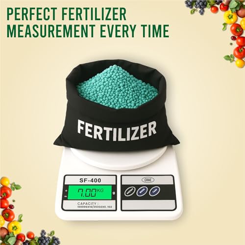 Image of CRAE SF-400 Digital Kitchen Weighing Scale | 10Kg x 1g Precision | 1 year (6+6 months) warranty | Food Scale with LCD Display for Cooking, Baking, Meal Prep & Healthy Diet | (White)