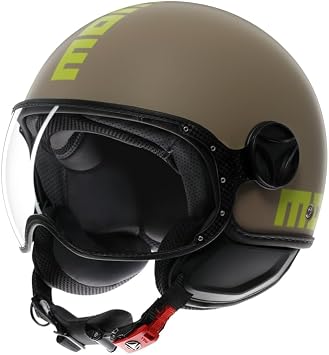 MOMO Design Fgtr Classic Motosiklet Kask  A k Kask Matt Sand Lime XS