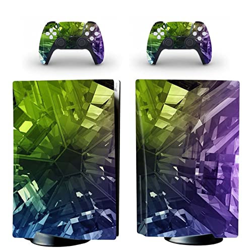 �ی� For PS5 Skin Disc Edition Anime Console And Controller Vinyl Cover Skins Wraps For PS5 Disc Version 30902 �C�A�Ȃ��A�c�����Ȃ�
