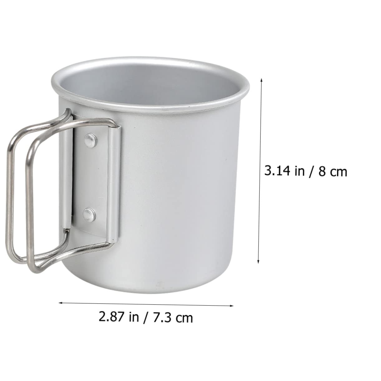 4stücke Faltbarer Wasserbecher Mit Praktischem Griff Campingbecher Für Outdoor-aktivitäten Für Getränke Kaffee Tee Und