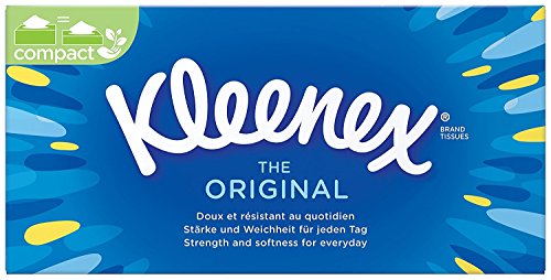 Kleenex Caja de toallitas originales, paquete de 12 unidades (12 x 88 unidades)