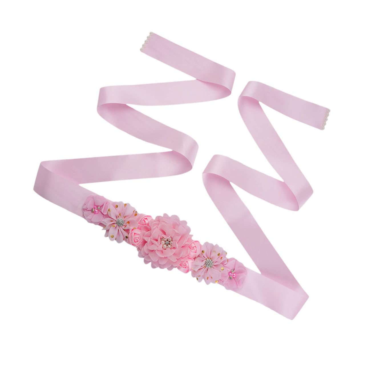 GALPADA 3piezas Cinturón De Flores Elegante Para Mujer Cinturón De Fiesta De Accesorio Para Fotografía Maternidad y Bodas