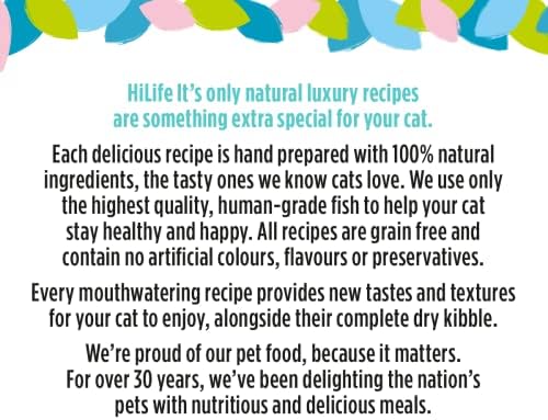 HiLife it's only natural Luxury Tuna Selection in Jelly Adult Wet Cat Food Pouches 32 x 50g