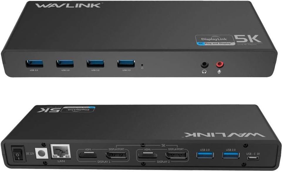 WAVLINK USB-Cウルトラドッキングステーション wl-ug69dk1 WAVLINK USB-Cウルトラドッキングステーション wl-ug69dk1 DisplayLink