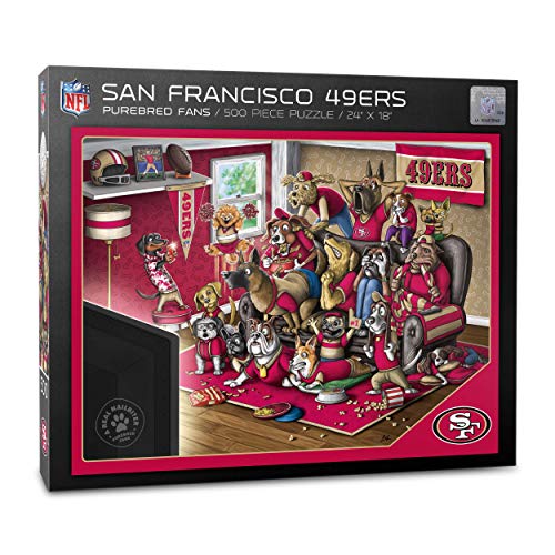 Image of YouTheFan NFL Purebred Fans 500pc Puzzle - A Real Nailbiter