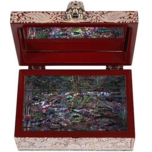 February Mountain Mother of Pearl Box - Handmade Trinket Box Mother's day Wedding Anniversary Christmas Birthday Gifts for women who have everything - Image 8