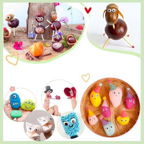 Image of TOAOB 150pcs 15mm Plastic Wiggle Googly Eyes Self Adhesive Black Round Sticker Eyes DIY Arts Crafts Scrapbooking Accessories