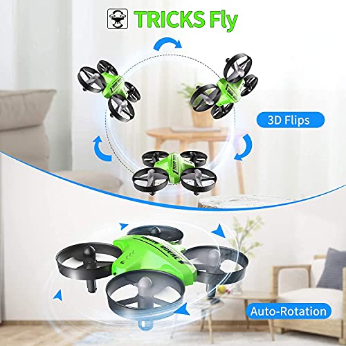 Atoyx Mini Drone Easy To Fly Drone For Kids & Beginners, Indoor Outdoor Nano Rc Helicopter Quadcopter With Auto Hovering, Headless Mode, Remote Control, Children's Day Gift For Boys Girls -Green #TOP3