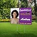 Personalized Graduation Yard Sign, Custom Class of 2025 Sign, High School, Senior, College Grad Lawn Sign, Congrats Grad With Photo, Best Is Yet To Come Graduation Sign, Corrugated Plastic with H Stakes | Double Sided - Purple