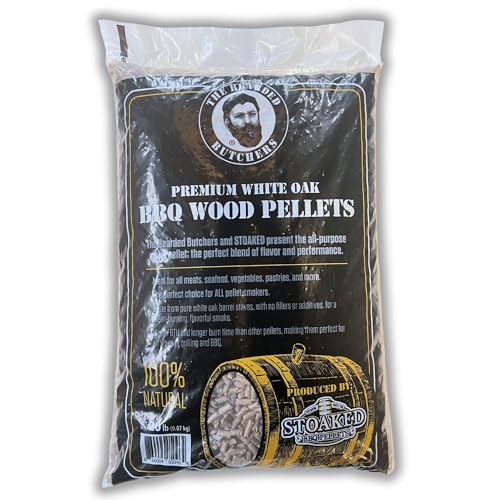 Bearded Butcher STOAKED White Oak BBQ Pellets 20lb