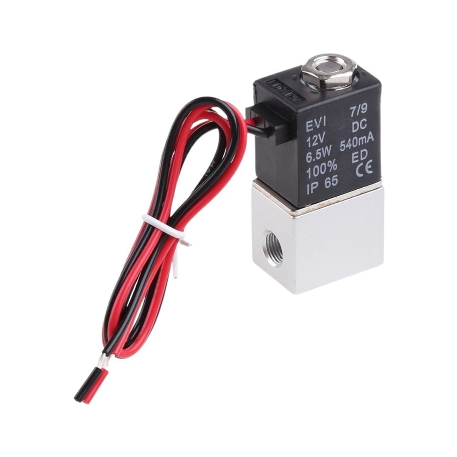 Válvula solenoide de 2 posiciones pequeña normalmente cerrada con bobina eficiente de 24V