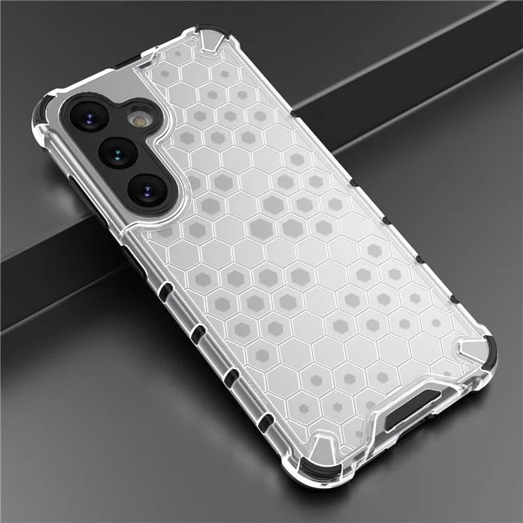 Image of Harc PC Honeycomb Back Case Cover for Samsung Galaxy A36 Anti Slip Ultra Thin Shockproof Reinforced Corners (Polycarbonate|Clear)