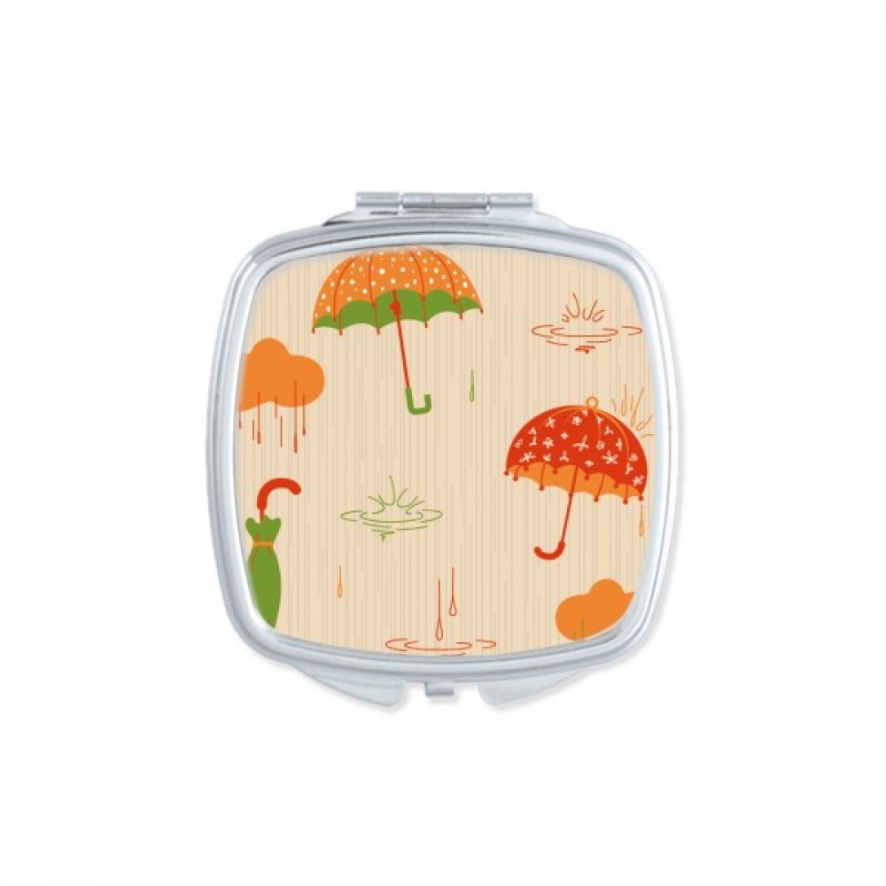 Miroir carré compact pour corriger son maquillage facilement en extérieur
