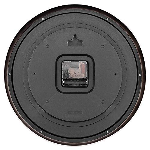 Foxtop Black Wall Clock Silent Non-Ticking 12 Inch Quartz Battery Operated Round Analog Wall Clock For Classroom School Office Living Room Bedroom Home #TOP6