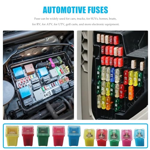 Kit de 30 fusibles para automóvil Xspeedonline con fusibles altos y de perfil bajo miniatura 5
