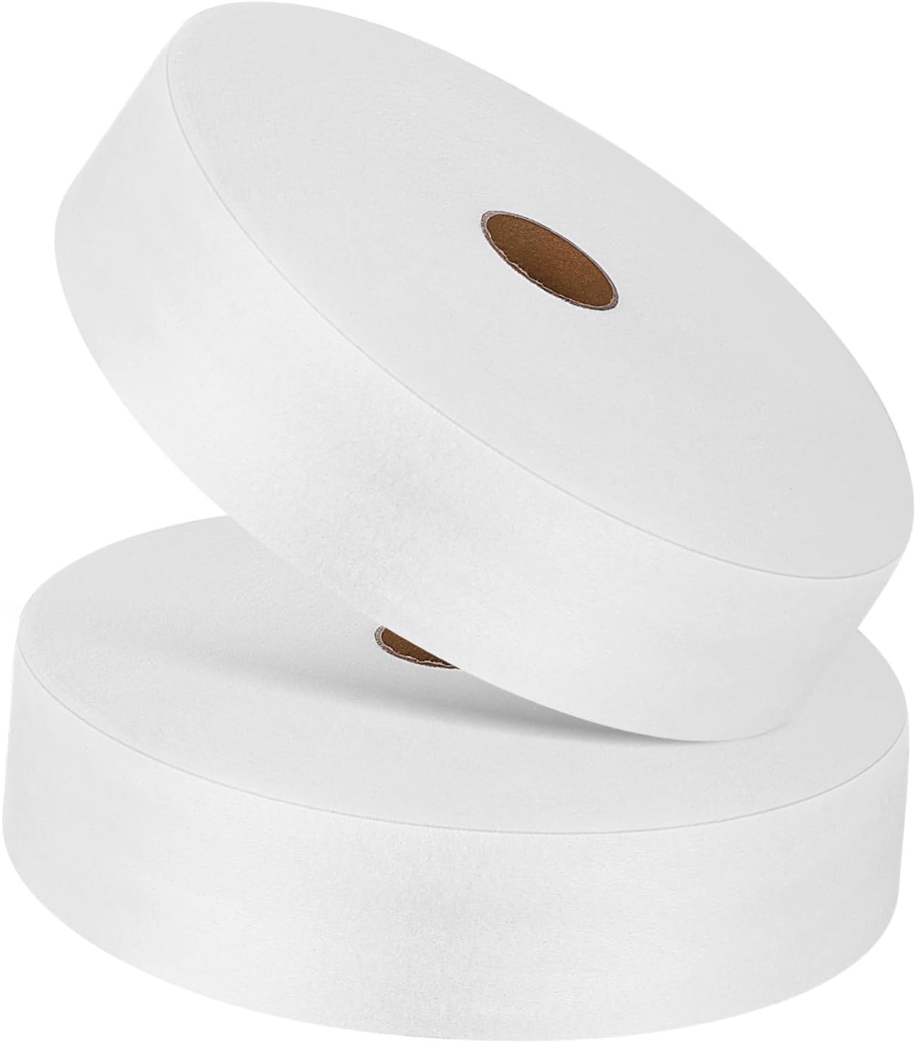 Nonwoven Batting Rolls for Quilts and Backing Fabric Layers, White