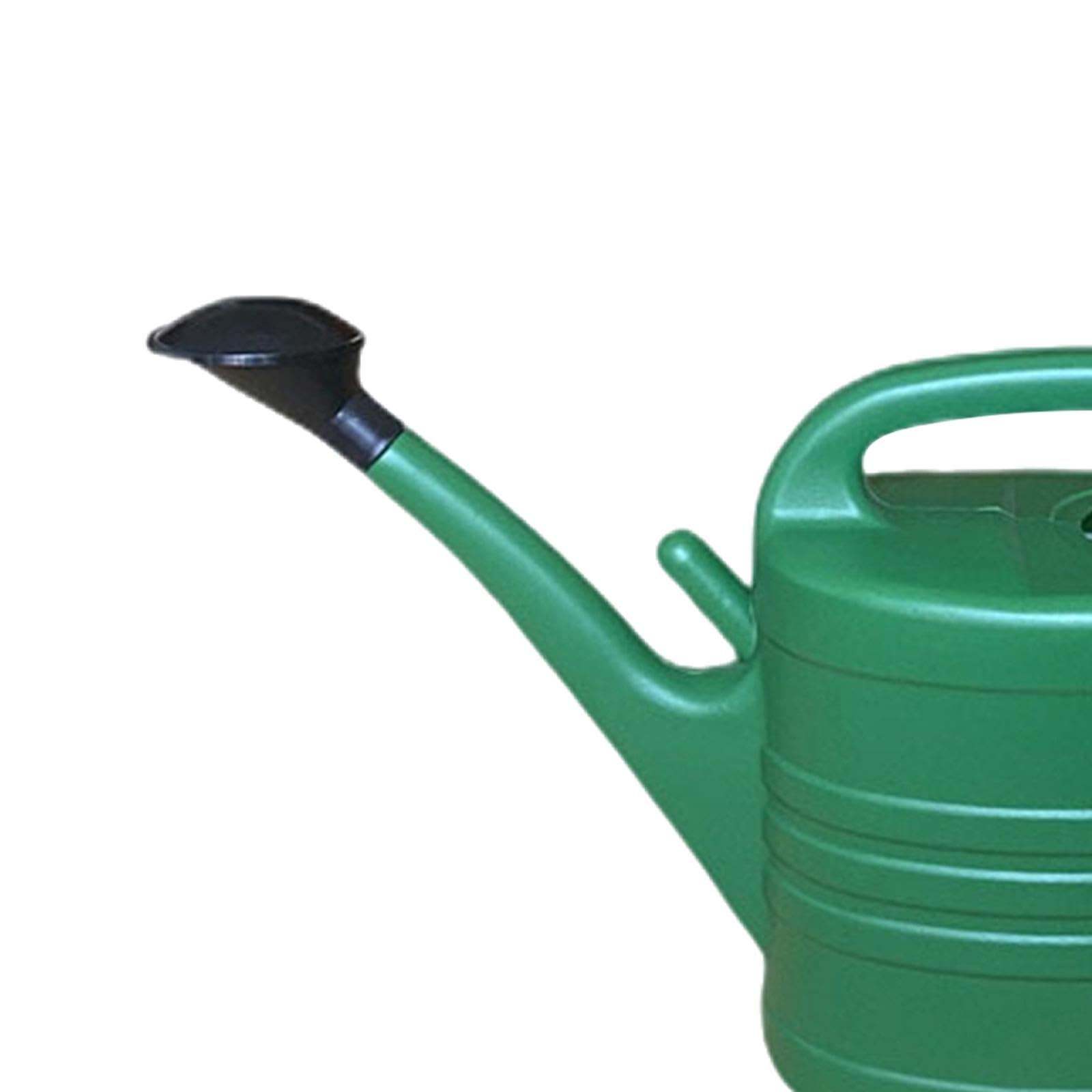 Regadera de plástico Boca Larga, Moderna, Ligera y Duradera, for jardín, Plantas Interior Flores(5L)