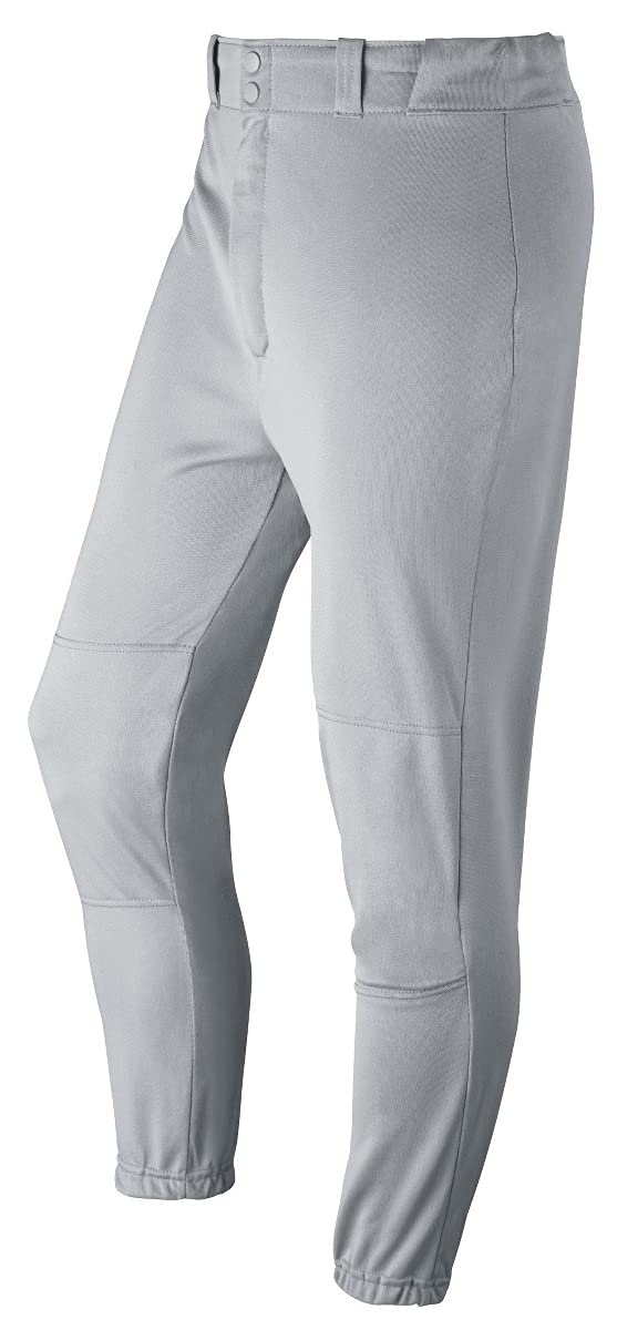 Martin Sports Women's Double Knit Polyester, Belt Loop Softball Pants (Grey, X-Large)