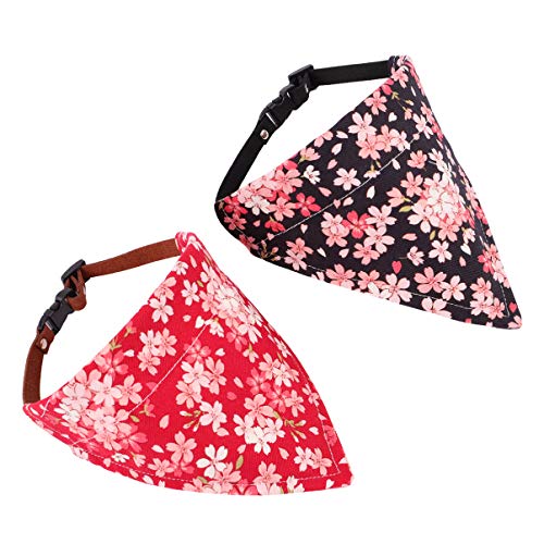 POPETPOP 2 Unid. Coleira Bandana CÃ£o Bandanas Cachecol TriÃ¢ngulo Cachecol AcessÃ³rios para CÃ£es G