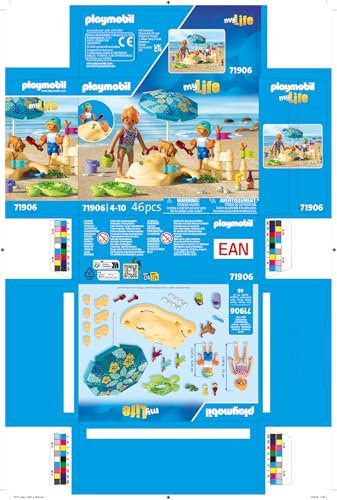 Playmobil 71906 Famille jouant dans le sable à la plage Vacances à la plage - vue 7