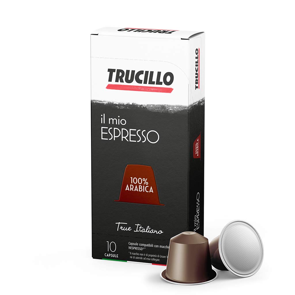 TRUCILLO Il Mio Espresso 100% Arabica Coffee Capsules – 10 Nespresso Compatible Pods, 55g – Premium Italian Roast, Smooth & Aromatic – Single-Origin Espresso for Rich, Balanced Flavor-image-22