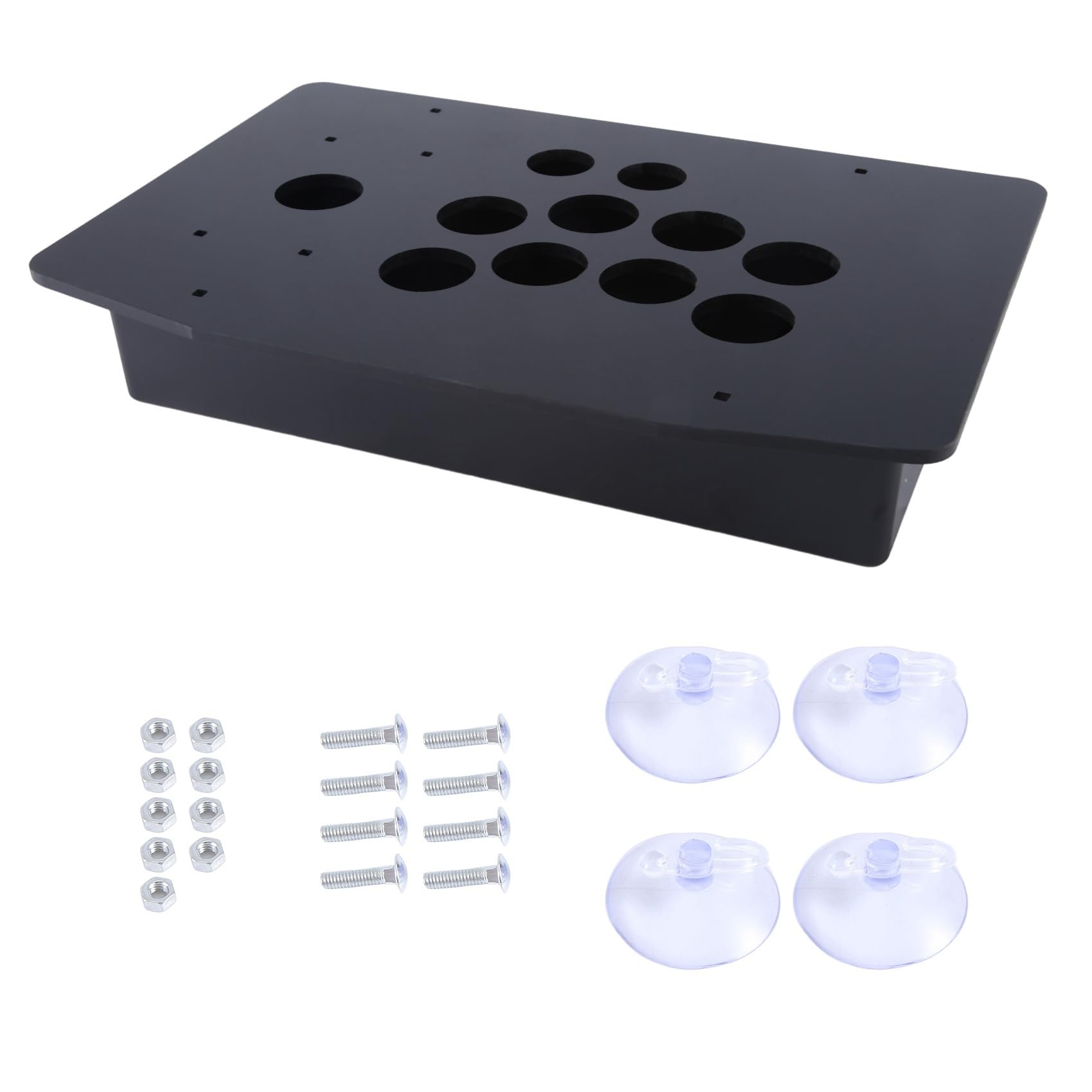 3X La del Pannello Acrilico per Joystick per Macchine da Gioco DIY può Essere Installata con Il Pulsante del Joystick per Videogiochi retrò