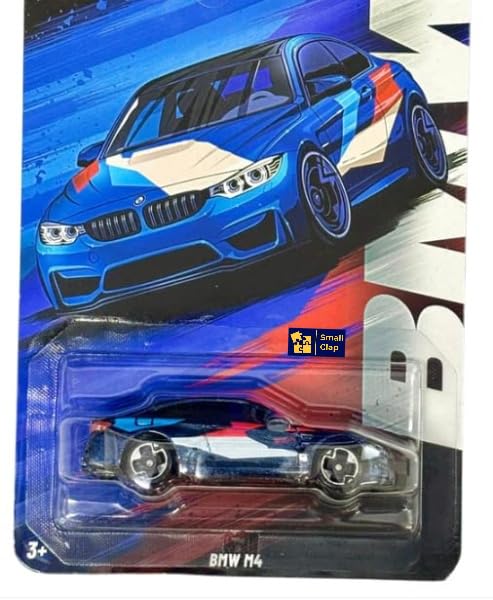 Image of 1:64 HW BMW M4 Silver Series Original HW Die-Cast Vehicle (Black)