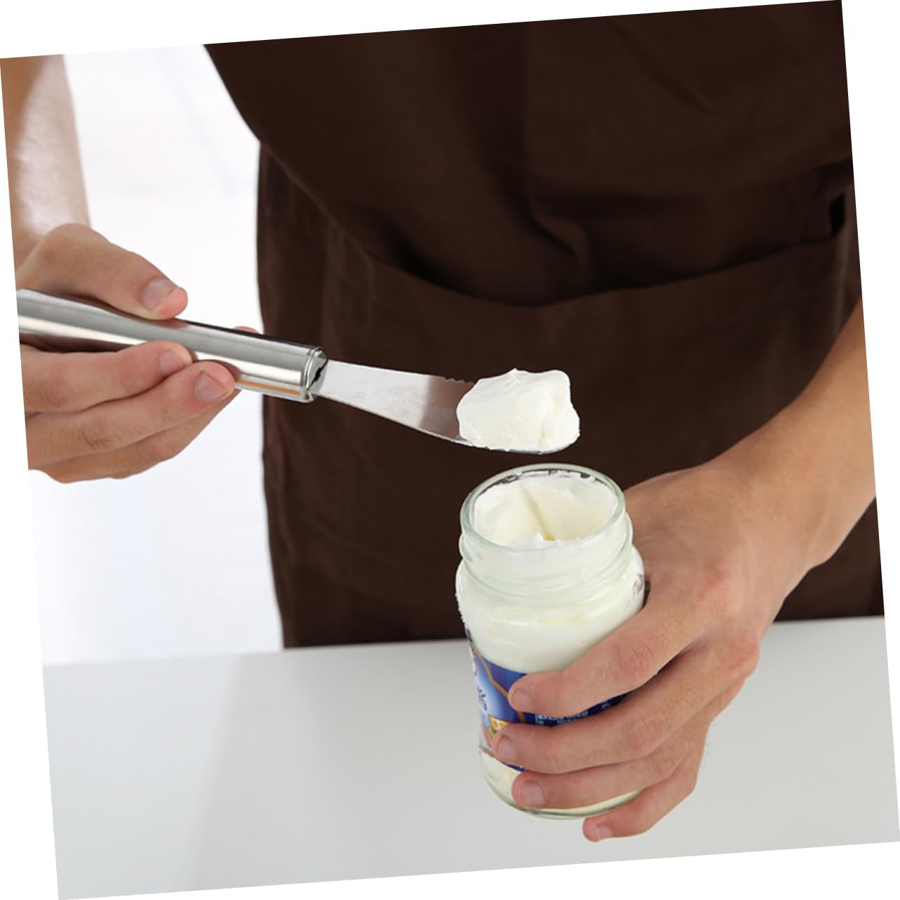 2Pcs Stainless Steel Butter Spreader, Cake Icing Spatula for Cream