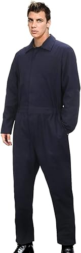 NIHONCOS Disfraz de Halloween para hombre, traje de una pieza, uniforme horrible, cosplay, ropa de trabajo, traje de fiesta