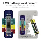 Kytpyi Battery Tester, Checker Household Digital with LCD Display without Charge, Easy Tester for 1.5V (AA AAA C D N Cell Battery), 9V Battery, 6F22,(AM02778911KY) - Image 4