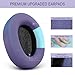 Ear Pads Replacement for SteelSeries Arctis Nova - Magic Mesh Fabric Earpads for Arctis Nova Pro Wired, Nova 1, 3, 4, 5, 7 Headphones - Made by GEVO Cushions with High-Density Foam - Purple