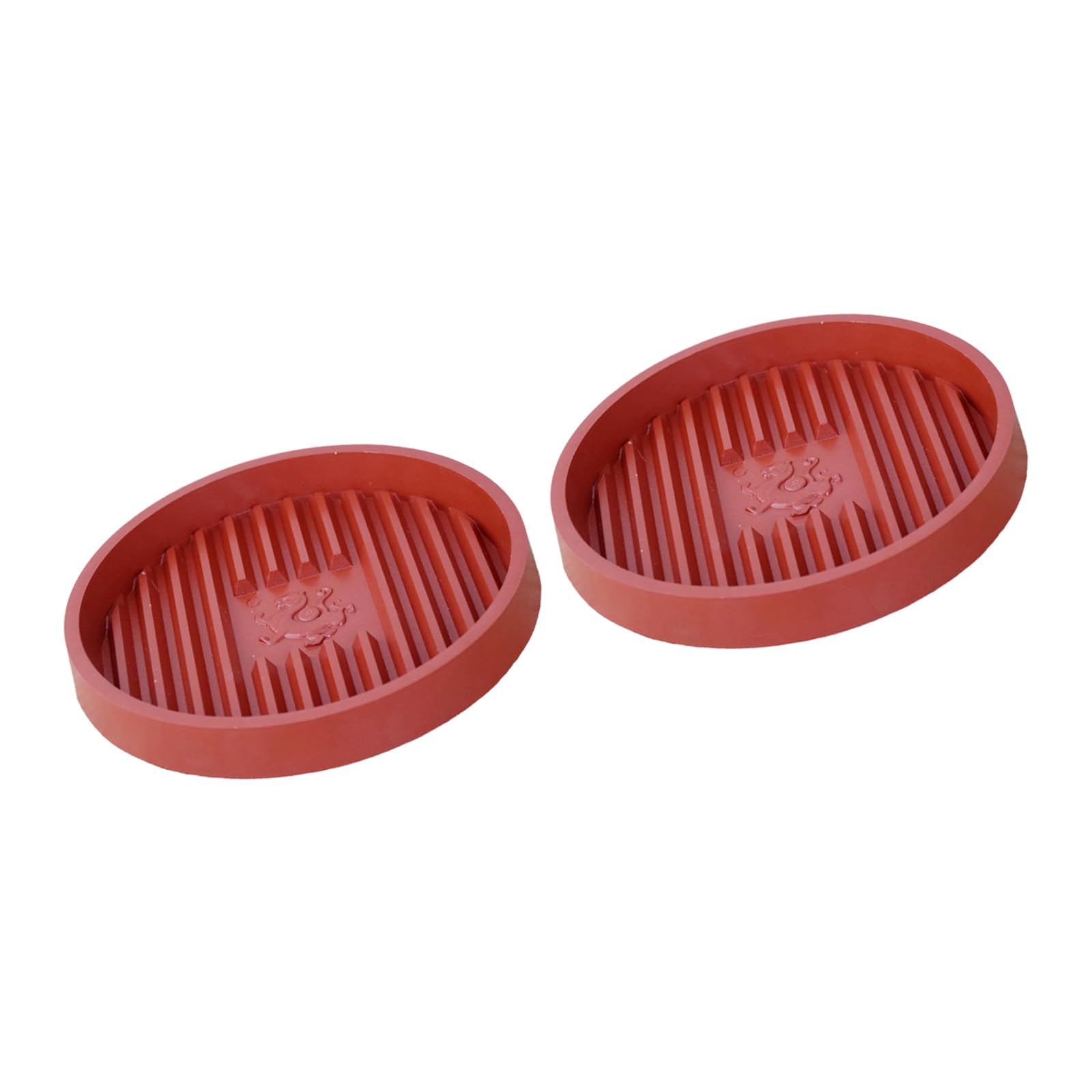 NVOQILIN Toilet Plunger Holder with Quick Drying Ventilated Base NonTipping Holder for Toilet Tool Drip Collecting Tray 2PCS Plunger Tray