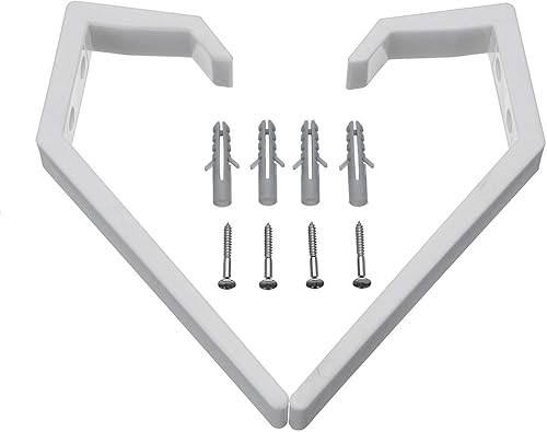 Miniatura 2 de 2 soportes para casco, ganchos colgantes de plástico, colgadores montados en la pared, sombrero, guante, zapato, ropa, perchero, color blanco