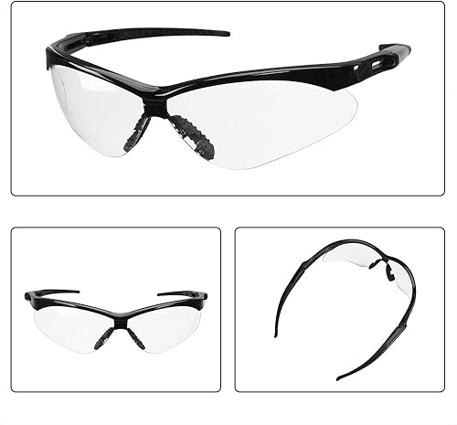 Miniatura 8 de ROAR Gafas de seguridad ahumadas de alta calidad, 6 pares por caja, gafas protectoras, gafas de seguridad, gafas de Airsoft, lentes resistentes a