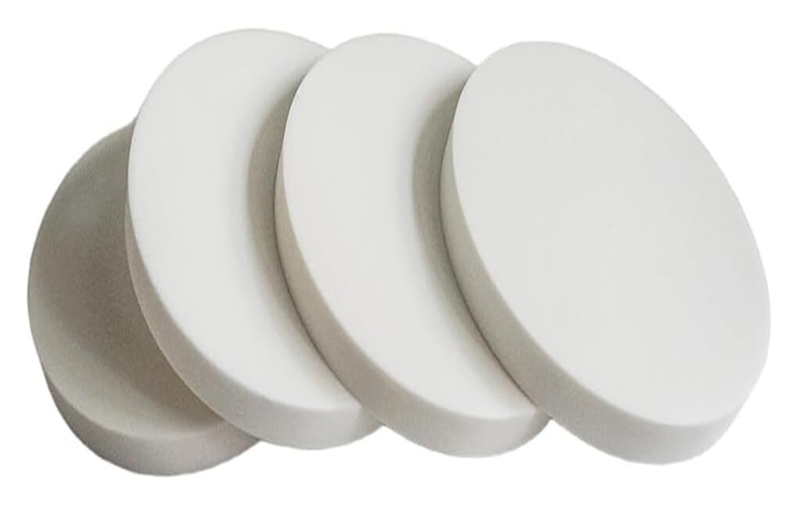 Lot de 5 plaques circulaires en céramique d'alumine, diamètre 60 mm, épaisseur 1/2 mm, adaptées aux laboratoires et aux machines(Thickness 1mm)