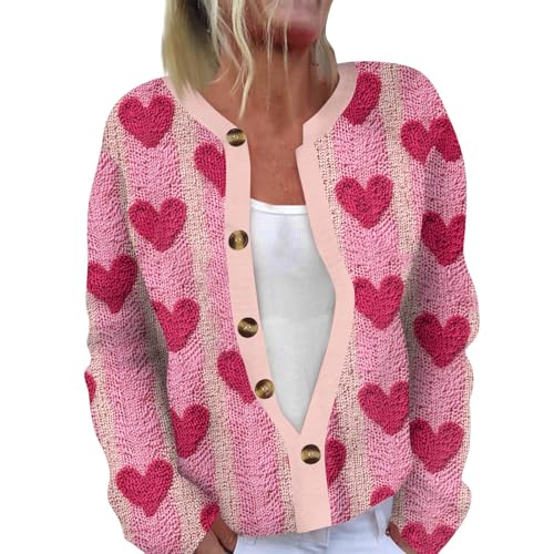 Blusa-De-San-Valentin-para-Mujer-Vday-Sweater-Workout-Plus-Size-Sexy-Heart-Cardigan-Plus-Size-Happy-2025-Cute-Cardigan-White-Rosada-Love-Valentines-Day-Clothes-for-Women-Large