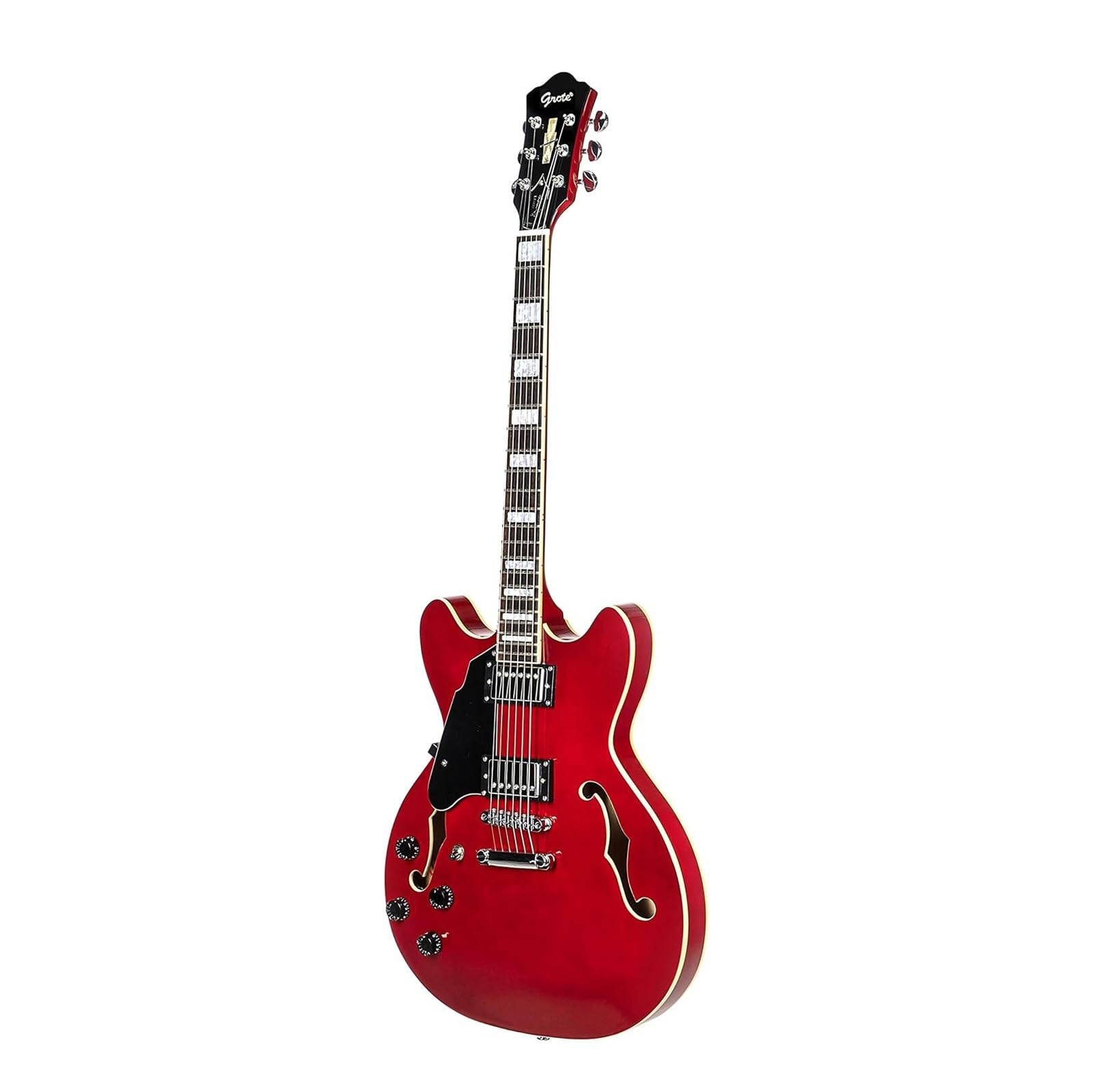 chitarra elettrica Chitarra elettrica semi hollow body per mancini di dimensioni standard