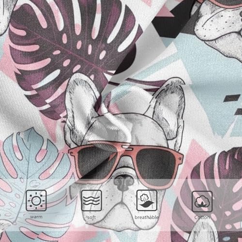 Toddler Girl Briefs, French Bulldogs Sunglasses Girls Underwear Cotton, 2T–8 Years3